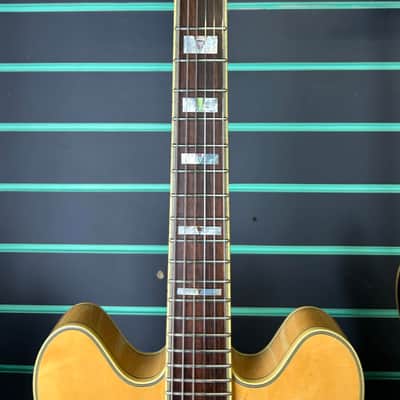 Epiphone Sheraton Natural 1996 Semi-Hollow Electric Guitar image 8
