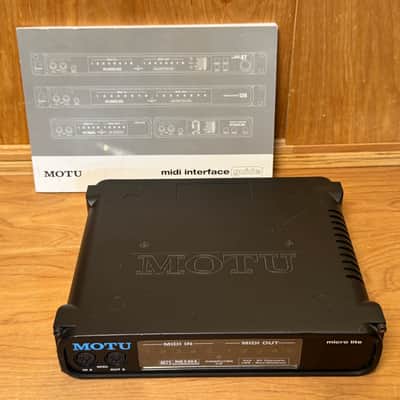 MOTU Micro Lite USB MIDI Interface - Black image 4