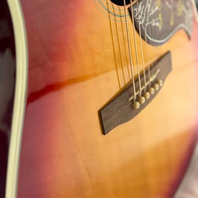 1971 Gibson Hummingbird Custom Cherry Sunburst w/ OHSC, Original Case Candy, Collector Grade image 16