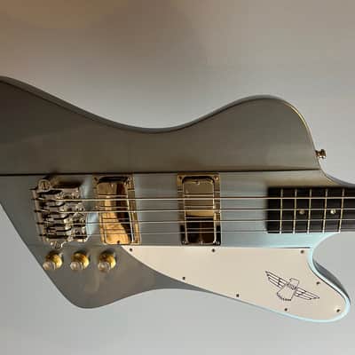 1990 Gibson Thunderbird - Custom Blue Mist Metallic image 8