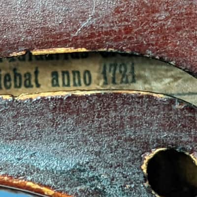 Antonius Stradivarius Cremonensis Faciebat Anno 1721 Copy Violin w/Case image 8