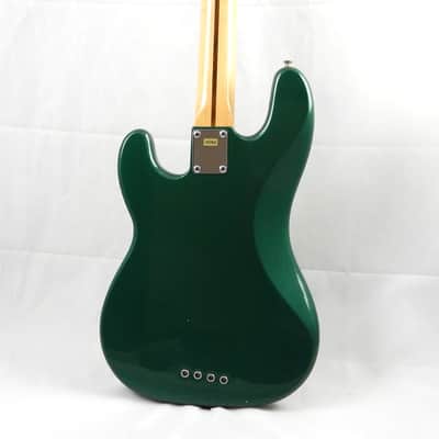 HONDO 1982 Vintage H-830 Deluxe P-Bass - Metallic Jade Green w/Matching Headstock image 4