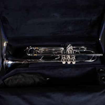 DEMO B&S Challenger 1 3137 Professional Bb Trumpet BS3137-2-OW - Silver Pated image 8