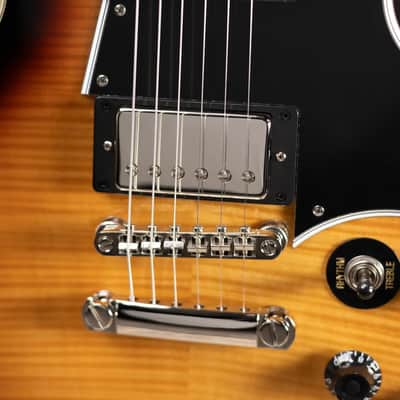 Epiphone Les Paul Special Double Cut Figured Electric Guitar - Bourbon Burst image 10