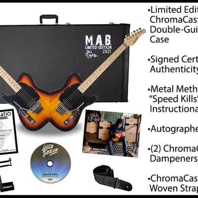 Sawtooth Michael Angelo Batio Double-Guitar with Floyd Rose 2021 Sunburst image 13