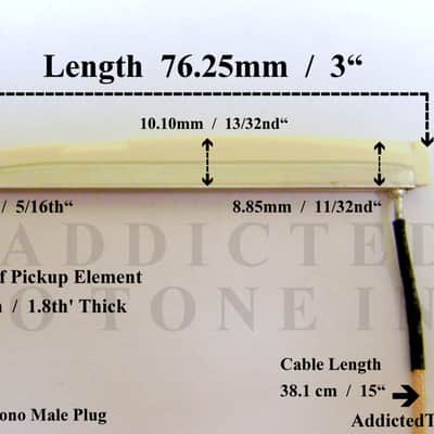 Takamine G Series CP-100 Pickup Assembly with SHIM SET / TGP0897 image 3