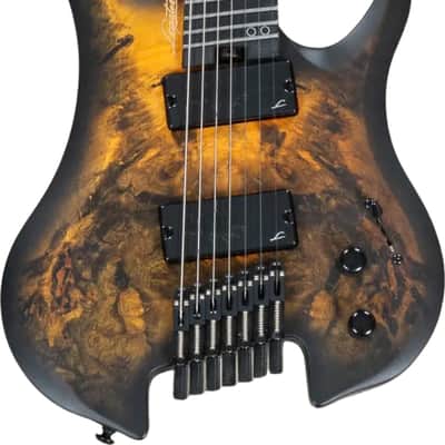 Legator G7FSS Ghost Headless 7-String Multi-Scale Electric Guitar, Composite Fingerboard, Death Valley image 1