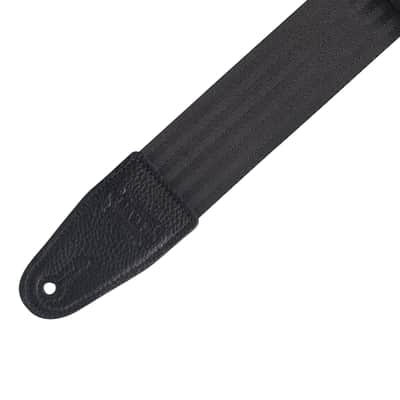Levy's M8SB-BLK Seatbelt Guitar Strap - Black image 2