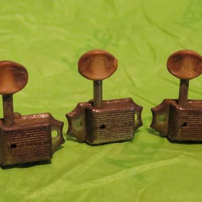 vintage 1956-1958 Kluson Gibson tuners PAT APPLD single line for Les Paul burst paf es 335 standard flying V explorer 330 175 archtop 350 130 goldtop image 6