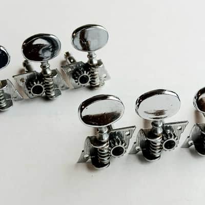 1960's Univox Ventura 3x3 Guitar Tuners Matsumoku Japan image 2