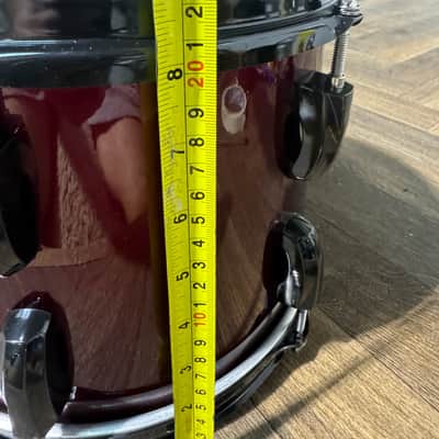 Pearl Vision Birch 10” x 8” Rack Tom Drum / Red #OB60 image 7