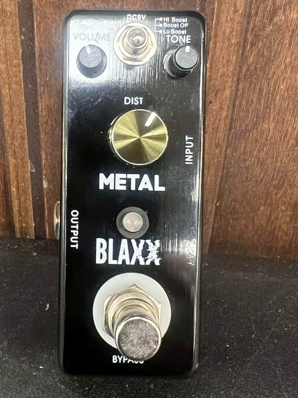 Stagg / BLAXX Metal Distortion BX- Metal Black Effects Pedal image 1