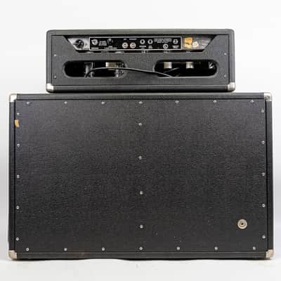 1965 Fender Bandmaster AB763 Blackface Piggyback Amp Head & Cab Pre-CBS image 4