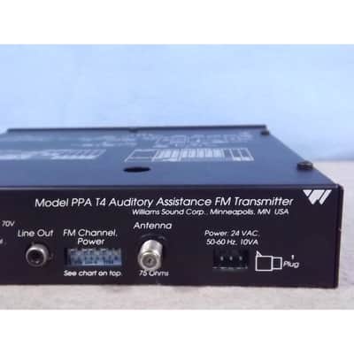 Williams Sound PPA T4 FM Transmitter 75MHz image 8