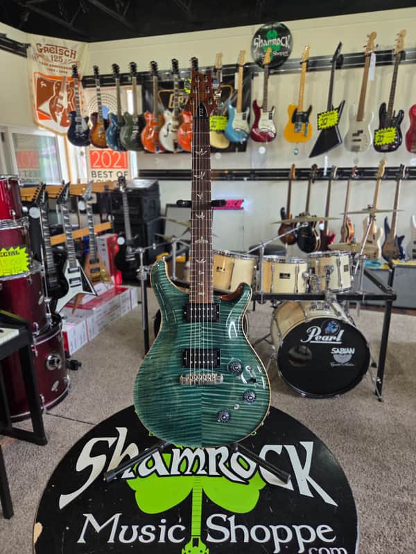 Rare Finish! 2012 PRS P22 / Custom 22 Piezo with 53/10 Pickups - Trampas Green image 1