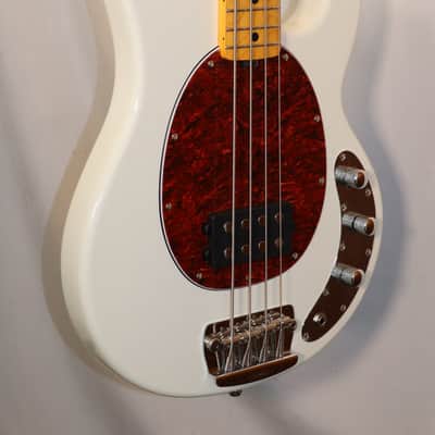 Sterling by MusicMan StingRay Classic 4 Roasted Maple Olympic White electric bass ST-RAY24CA-OWH-M1 image 4