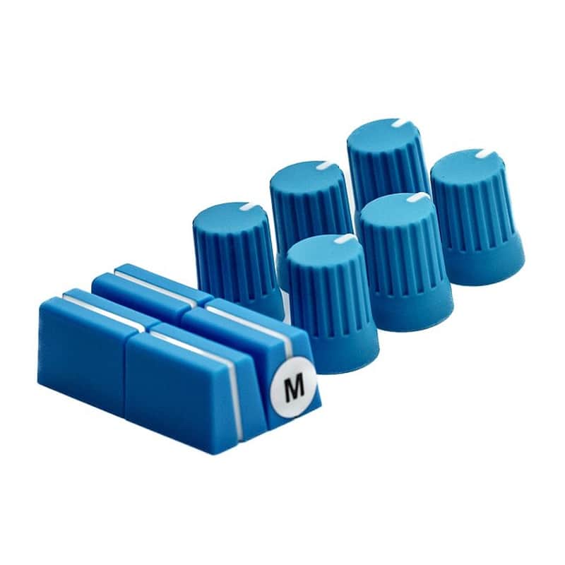 DJ TECHTOOLS Chroma Caps Pack Lite Blue Austauschpotiknöpfe für DJ-Controller und Mixer image 1