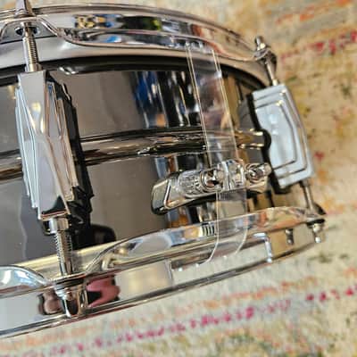 Ludwig Black Beauty 14x5" Nickel Over Brass 8-Lug Snare image 10