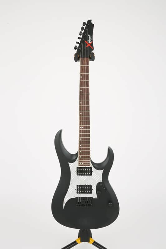 Cort エレキギター EMG HZ搭載 Cort X-THT1 Black Satin EMG-HZ Elecric Guitar HH Mahogany | Reverb