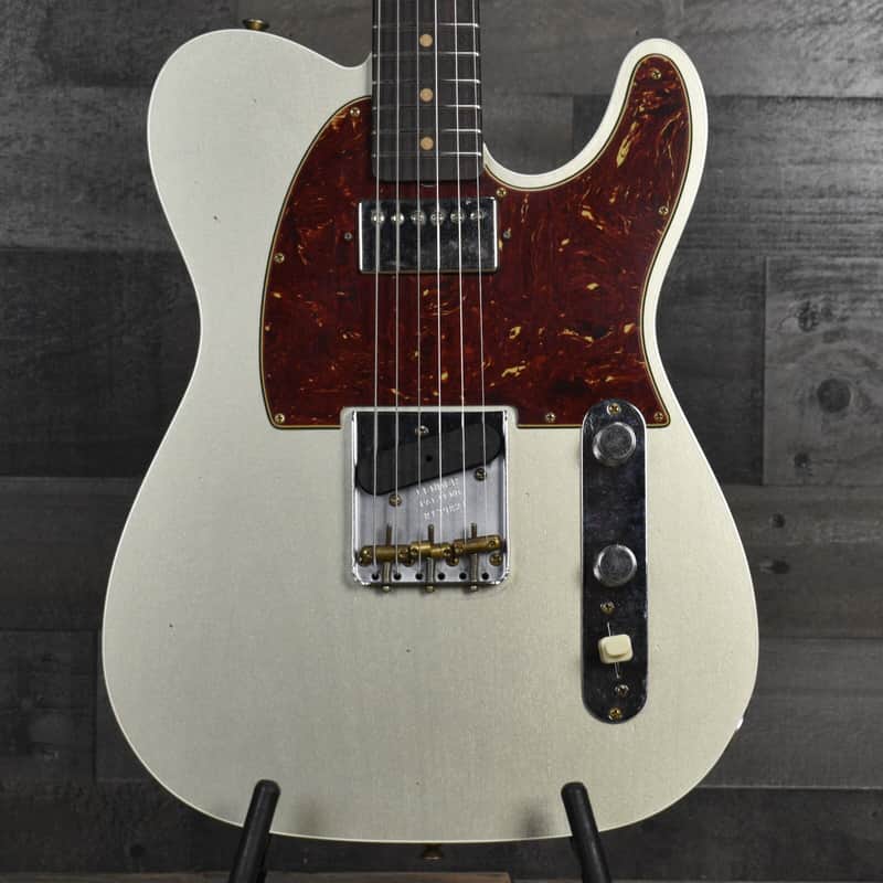 Mint Fender Custom Shop 60s Reverse Telecaster Journeyman Relic - Champagne Metallic (Journeyman Relic) with custom shop hard shell case image 1
