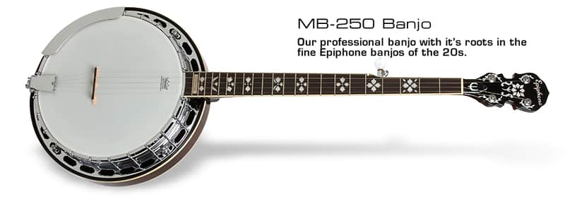 Gibson-Epiphone MB-250 Banjo with Case | Reverb
