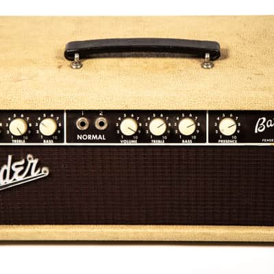 Fender Blonde Bassman Head w/ Matching 2x12 Cab Owned by Mike Campbell image 11