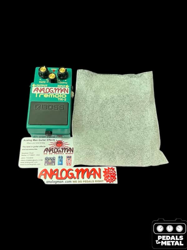Analogman Boss TR-2 Tremolo with Mod 2010s - Green - X4447 image 1