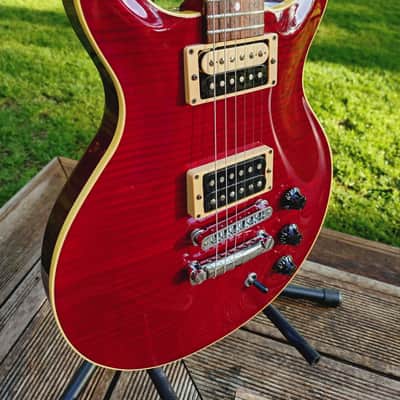 Hamer Sunburst 1992 - Flame Maple Top – Cherry Wine Burst image 2