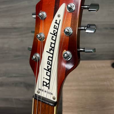 1986 Rickenbacker 360 Fireglo Electric Guitar w/ Case #2697 image 7