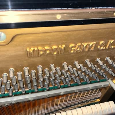 Yamaha U2 50” Upright Piano 1963 - Ebony image 12