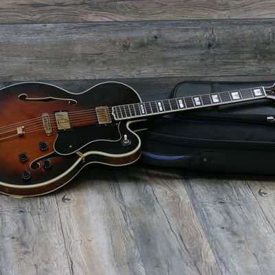 Super Clean! Epiphone Emperor T Thinline 1982 Vintage Sunburst Matsumoku ES-335 Semi Hollow image 1