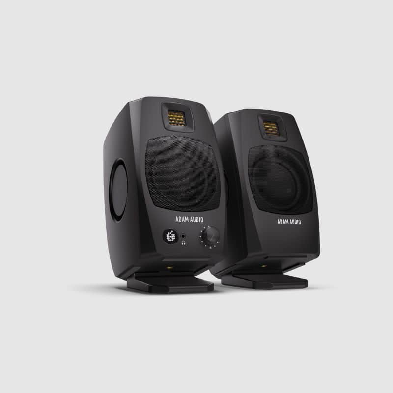 Adam Audio D3V Desktop Near field Studio Monitor (pair) -Black image 1