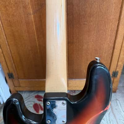 1975 Fender Precision Bass- Sunburst Plays and sounds great! image 20