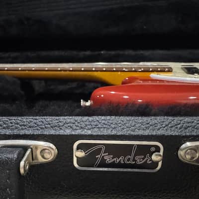 1995 Fender MG-69 Mustang Reissue - Fiesta Red - Made in Japan (MIJ) - Includes Hardshell Case image 16