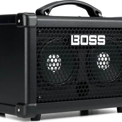 Boss Dual Cube LX Battery-Powered Bass Combo Amplifier, 10W, Black image 1
