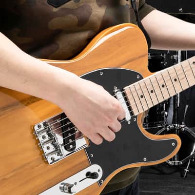 Maple Fingerboard GTL Electric Guitar SS Pickup - Transparent Yellow image 12