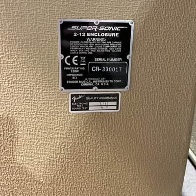 Fender 2x12 Super Sonic Speaker Cabinet with Box - Local Pickup Only image 4