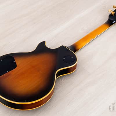 1976 Gibson Les Paul Custom Vintage Guitar Tobacco Sunburst w/ T Tops, Case image 13