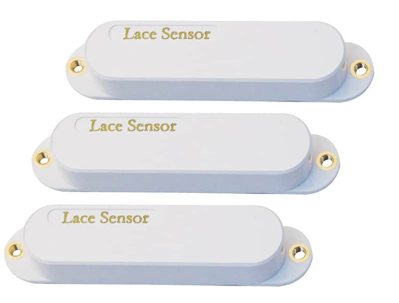 Lace Sensor Gold Strat SSS Set - white image 1