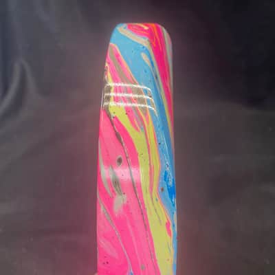 Wild swirled Poplar 6 string Jem style guitar body, HSH, AANJ, front route- RB218 image 9