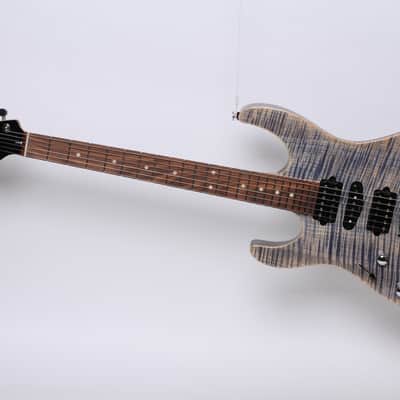 Suhr Modern Pro LEFTY in Trans Denim Slate with Gotoh 510 Bridge, Suhr Gig Bag & Signed by John Suhr image 2