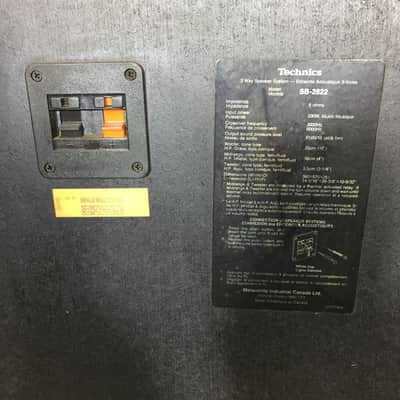 Technics SB-2822 Three-Way Speakers (Pair) #2552 - USED image 4