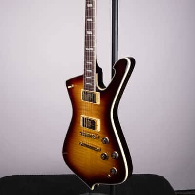 B-Stock Ibanez Iceman IC420FM Electric Guitar - Violin Sunburst image 5