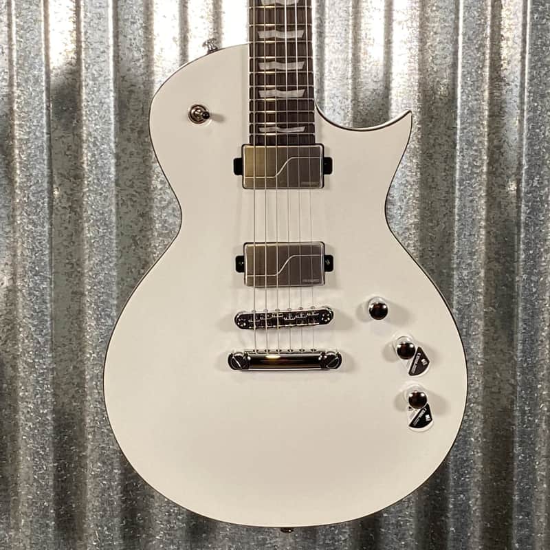 ESP LTD EC-1000 Pearl White Guitar & Case EC1000PW #1090 Used image 1