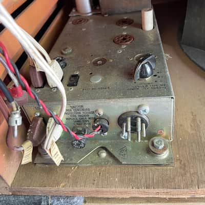 Leslie 122 RV for Hammond B 3 Organ 122 Tube Power amp + Reverb amp w/ Jensen V21 Horn Driver image 7
