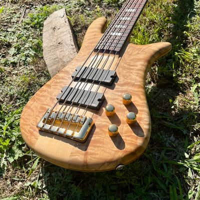 Spector Euro 5LX 2004 - Natural Satin Quilt Top Neck-Thru image 9