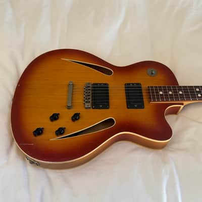 Vintage Defil Jowita Hollow Body Electric Guitar - Made in Europe - Free Pro Setup image 2