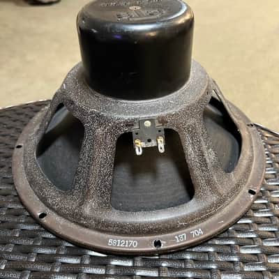 CTS 5812170 12” 8ohms speaker 1960s - Black image 1