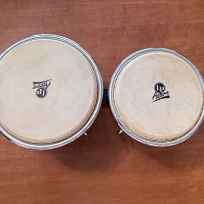 LP Aspire Series Wood Bongos - Vintage Sunburst with Chrome Hardware image 4