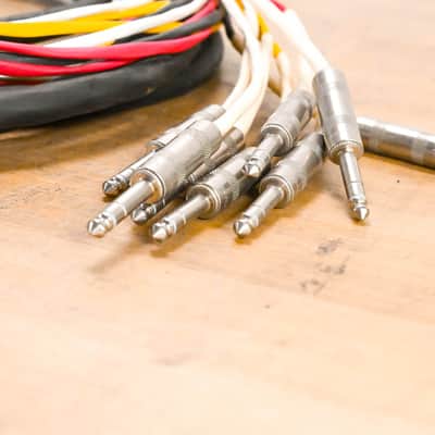 Rapco 8-Channel 1/4" TRS to Dual 1/4" TS Insert Snake - 20' CG011N8 image 4